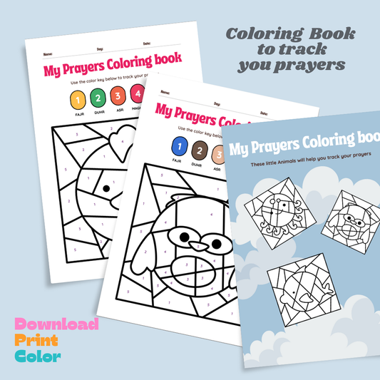 My Prayers Coloring Book (English)