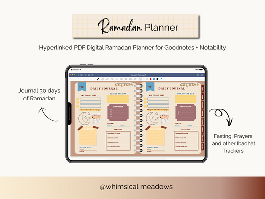 Ramadan 2025 Digital Planner for Kids (English)