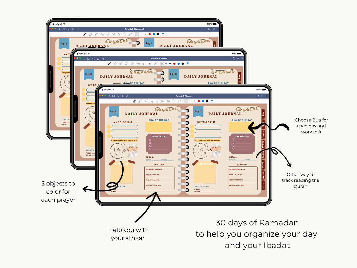 Ramadan 2025 Digital Planner for Kids (English)