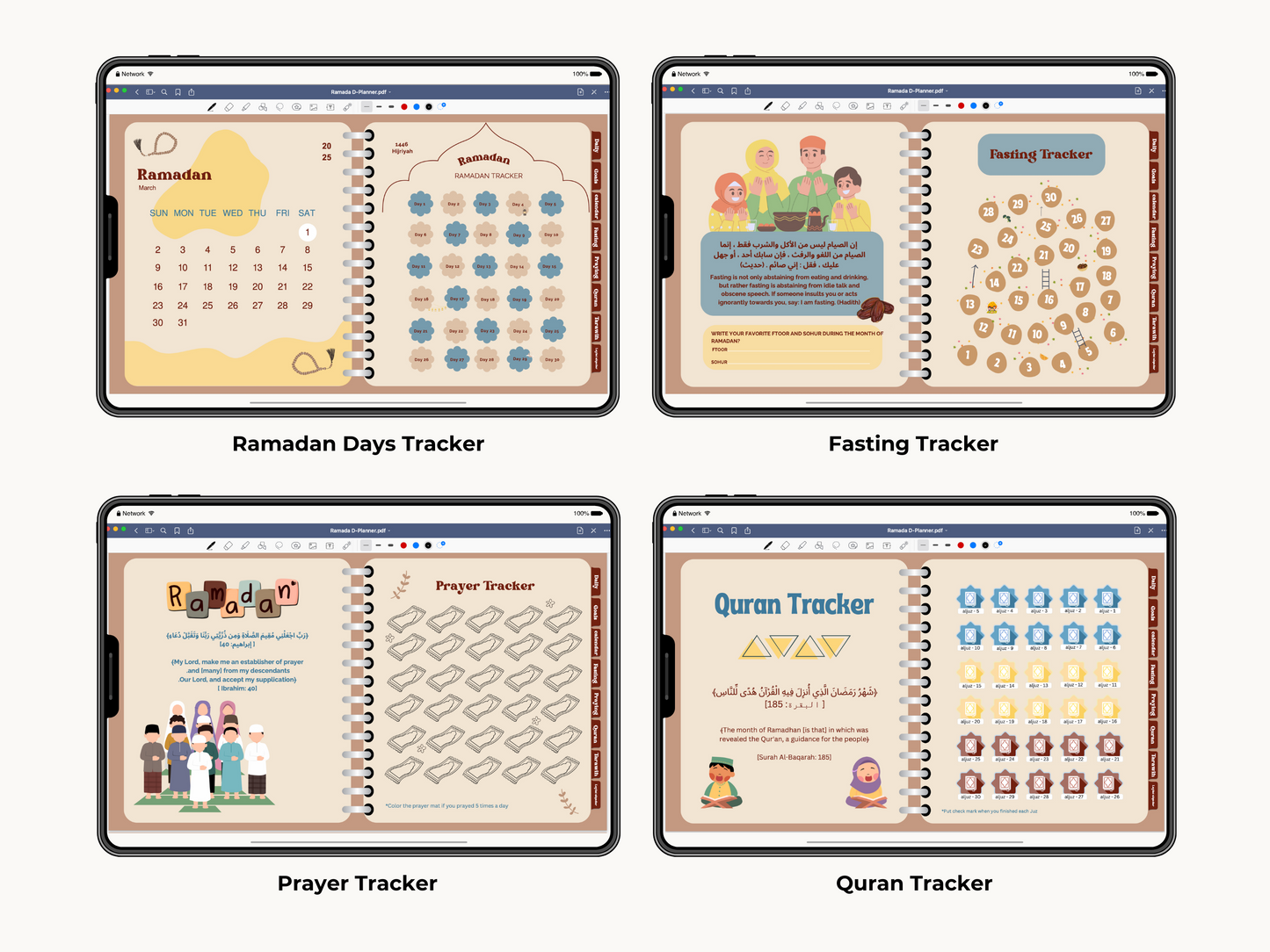 Ramadan 2025 Digital Planner for Kids (English)